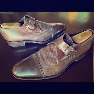 Canali Men’s Monk Strap Shoes Size 41 1/2 (US 9)